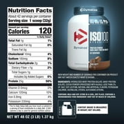 Dymatize ISO100 Hydrolyzed Whey Isolate Protein Powder, Gourmet Chocolate, 3 lb
