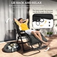 thumbnail image 4 of Outsunny Reclining Zero Gravity Chair, Folding Sun Lounger with Cushion, 4 of 10