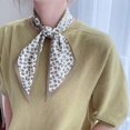 thumbnail image 3 of Bangcool Neckerchief Scarf Floral Printed 2PCS Fashion Wrist Scarf Hair Ribbon Scarf, 3 of 10