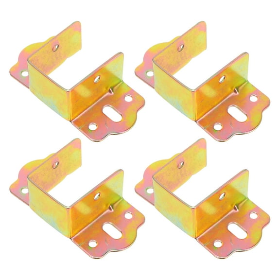 OUNONA  4 Pcs Kit Bed Rail Brackets Non Hardware Accessories Baby