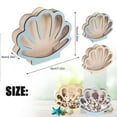 thumbnail image 3 of Wood Display Case with Acrylic Panel Shaped Box Shadow Box with Clear Window Sea Holder for Small Tooth Decor, 3 of 5