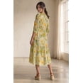 thumbnail image 2 of Ellos Plus Size Tiered Cotton Midi Dress, 2 of 6
