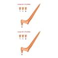 thumbnail image 3 of Toystoory Crafting Pen 360 ° Giratorio DIY Graver Utility Graver Utility Arte portátil Herramienta de grabado de arte portátil Naranja 2Conjunto, 3 of 6