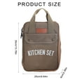 thumbnail image 5 of KCAHPAN Kitchen Utensils Bag Barbecue Cookware Carry Bag Picnics Cookware Storage Bag, 5 of 10
