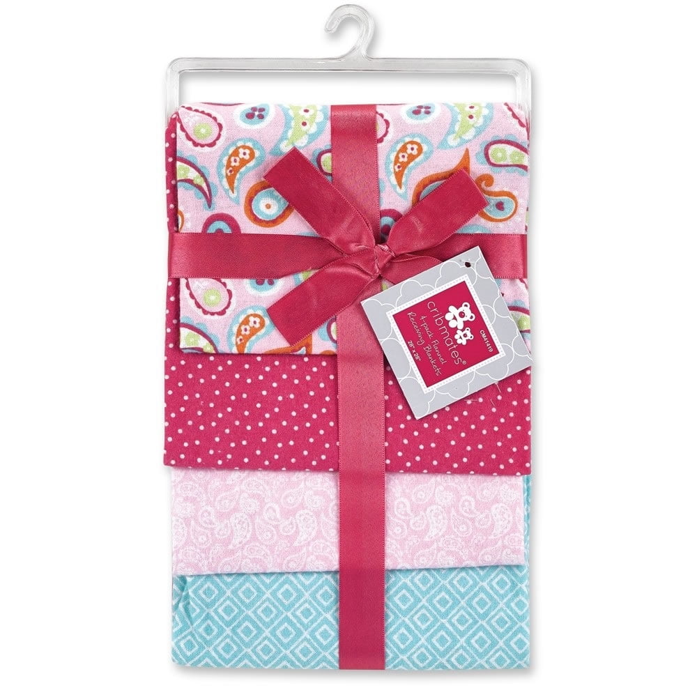 CRIBMATES Petite LAmour Receiving Blankets Baby Girls Vintage Floral