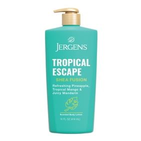 Jergens Shea Fusion Tropical Escape Scented Body Lotion with Shea Butter & Vitamin E for 24-Hour Moisture - 14 fl oz