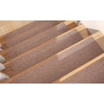 thumbnail image 3 of Customizable Japanese-Style Stair Mats - Set of 15 Self-Adhesive Non-Slip Carpets in Camel Color, Rectangular Design with High-Temperature Shaping, Ideal for Nordic Decor, 3 of 6