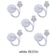 thumbnail image 4 of Cateissary Soporte de lámpara colgante de techo ajustable para oficina en casa, Base de luz colgante para sala de estar, accesorios de iluminación de Iluminación novedosa Blanco 1m Cateissary HA071363-03B, 4 of 6