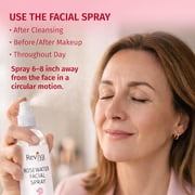 Reviva Labs Rosewater Facial Spray - Hydrating Face Mist for All Skin Types, 8 Fl Oz