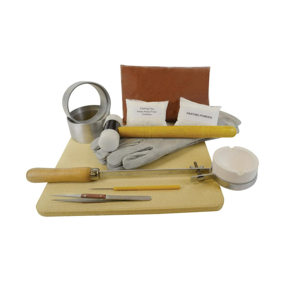 Quick Cast Sand Casting Deluxe Kit Metal Jewelry Making Petrobond Tool