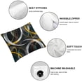 thumbnail image 6 of nygtbtfer  Geometry Throw Pillow Covers for Couch Sofa Bed,Set of 2 Geometric Circle Decorative Pillows Cushion Covers,Modern Abstract Art Yellow White Black Pillow Inserts Not Included White, 6 of 7