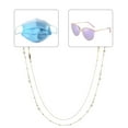 thumbnail image 4 of Shisuyan Hanging Neck Glasses Chain Face Mask Chains Metal 3 Pcs, 4 of 8