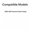 thumbnail image 2 of Driver Left Side Door Glass Compatible with Honda Accord 2 Door Coupe 2003-2007 Models, 2 of 6