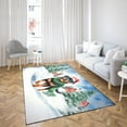 thumbnail image 4 of Hello Winter Rottweiler Frosty Morning Walk Welcome Snowy Christmas Indoor Rug Rottie Dog Lover Gifts Idea Carpet Living Bed Room Sofa Home Decor - 02018, 4 of 5