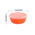 thumbnail image 3 of Cagogo Food Storage Containers, Airtight Plastic Bowl With Lid For Freshness, Stackable Round Meal Prep Containers For Fridge, 4-Piece Set For Leftovers Fruits Vegetables Kitchen Pantry, 3 of 9