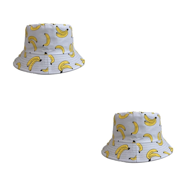 Minnieouse Sombrero de pescador estampado, estilo sencillo, gorras para hombres y mujeres, decoración de vestidos, sombreros cómodos y elegantes para 2piezas Tipo 2 M Minnieouse CBP393797