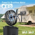 thumbnail image 4 of Bucket Portable Misting Fan with 25L Water Tank,Rechargeable Battery,3 Strong Winds 3 Spray Mister,Outdoor Cooling Fans for Camping,Patio, 4 of 8