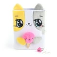 thumbnail image 2 of Claire's Plush Kitty Holding Ice Cream Diary, White, 6" x 8", 100 Pages, 2 of 6