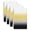 Gold, Yellow, Black, variant on Yellow Black Omber Kitchen Towels Set of 4, Modern Gray Gradient Abstract Art Absorbent Dish Towels for Kitchen, Microfiber Hand Towel, Quick Drying Tea Towel for Cleaning Decorative Dishcloths