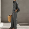 thumbnail image 6 of Purcolt 2 Piece Outfits for Women Summer Cotton Linen Matching Set V Neck Sleeveless Top Wide Leg Pants Casual Vacation Beach Travel Outfit, 6 of 9