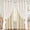 Beige, variant on Linen Curtains for Living Room Double Layers Curtains for Bedroom Farmhouse Window Curtain with Linen Lace, Orange Curtain 84 Inch Length 2 Panels Set, Rod Pocket Drapes with 2 Tiebacks, 52x84