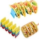 thumbnail image 1 of Kit 6 Platos Taqueros Soporte Porta Tacos Plástico porta quesadillas, 1 of 5