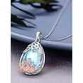 thumbnail image 4 of Dorunmo Mother and Father 1/2/3 Daughters/Son Necklace 925 Sterling Silver Sisters Gifts Moonstone Mother's Day Jewelry Gifts for Daughter Mom, 4 of 10