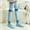 #574-Light Blue, variant on Women Thigh High Socks Extra Long Cotton Knit Warm Thick Tall Long Boot Stockings Leg Warmers