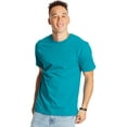 thumbnail image 2 of Hanes Men's and Big Men's Beefy-T Crew Neck Short Sleeve T-Shirt, Up To 6XL, 2 of 6