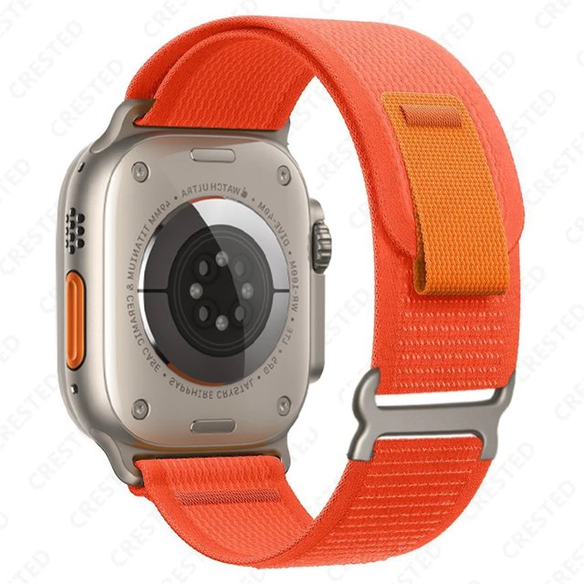 Correa de rastreo para Apple Watch Ultra 2, banda de 49mm, 45mm, 44mm, 42mm, 40mm, 41mm, 38mm, pulsera de nailon para iwatch series 9, 8, 7, 6, 5, 4, 3 SE