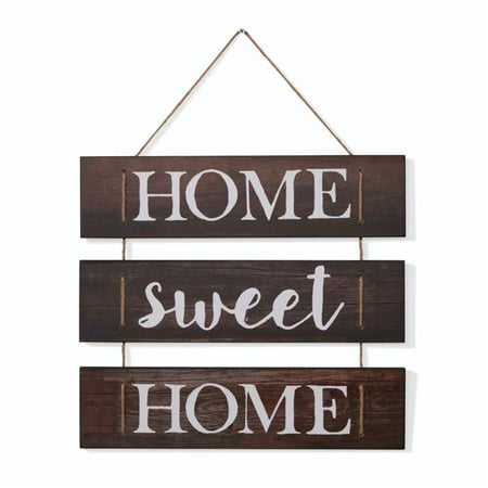 Danya B Cu25714 Home Sweet Wooden Wall Hanging With Rope Canada - Home Sweet Wall Hanging Danya B Cu25714 Home Sweet Wooden Wall Hanging With Rope Canada - Home Sweet Wall Hanging