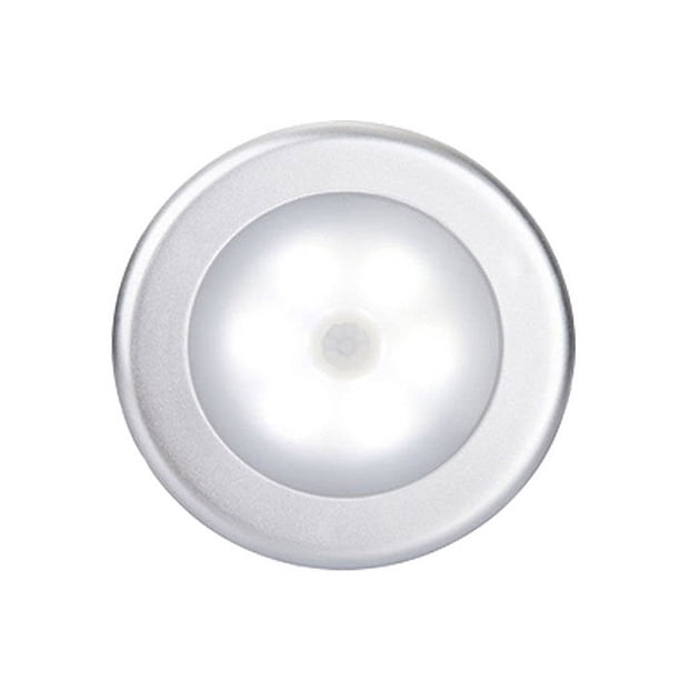 Sensor automático 6 LED Luz nocturna Detector inalámbrico Lámpara de pared Luz Encendido / apagado automático Armario Luz de energía de la batería kenally JJ12865-01B
