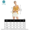 thumbnail image 5 of Wenseny Strappy Tank-Tops for Women Floral-Prints Button-Down V-Neck Sexy Sleeveless-Blouses Casual Cami-Shirts Yellow M, 5 of 5