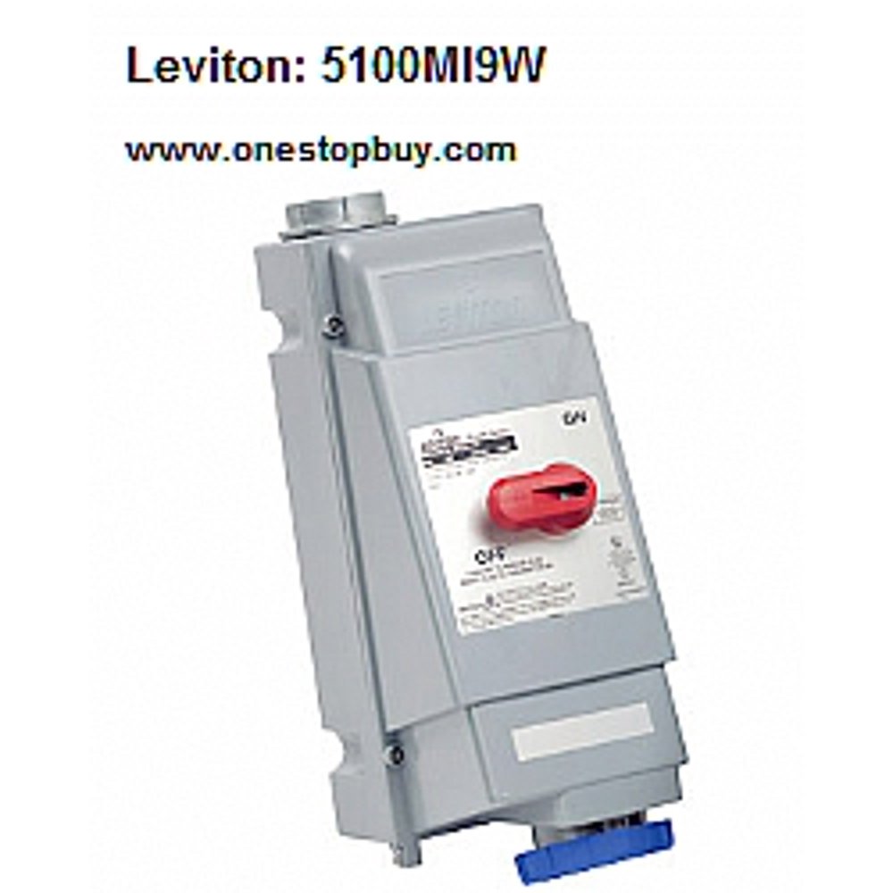 Leviton 5100MI9W Pin and Sleeve Mechanical Interlock 100 Amp 120/208