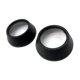 thumbnail image 4 of 2 protectores de faros antiniebla para motocicleta, antiarañazos, premium. negro, 4 of 9