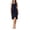 MIDNIGHT, variant on Adrianna Papell Day Stretch Knit Crepe Draped Illusion Short Faux Wrap Crepe Dress-MIDNIGHT / 2