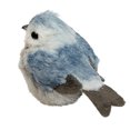 thumbnail image 2 of 4" White and Blue Sitting Tall Bird Christmas Tabletop Decoration, 2 of 2