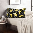 thumbnail image 6 of Yiaed Banana Print Brushed Microfiber Envelope Pillowcases, Standard,Envelope Closure Pillow Cases(Without Pillow Core)-16"x24", 6 of 6