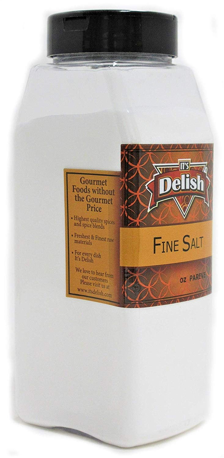 Fine Sea Salt Bulk Food Grade by Its Delish, 40 oz Large Jar