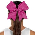 thumbnail image 2 of Glitter Performance Hair Bow Glitter Gold, 2 of 2