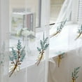 thumbnail image 6 of Vikakiooze Sheer Curtain Tulle Window Treatment Voile Drape Valance 1 Panel Fabric, 6 of 9
