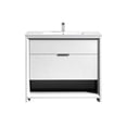 thumbnail image 3 of Kubebath NUDO 36″ Modern bathroom Vanity in Gloss White Finish, 3 of 7