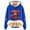 Blue, variant on Telankuip Christmas Hoodies for Women Cute Highland Cow with Scarf Sherpa Lined Warm Sweatshirts 2025 Winter Comfort Plus Size X-Mas Holiday Western Print Pullover Tops Yellow XL
