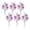 010_Purple, variant on Fake Flower Bouquet Artificial Flowers All Over The Sky Silk Flower Dried Bouquets Wedding Restaurant Decoration Party Wedding.,Purple Household Imitation