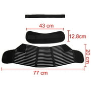 Unique Bargains Maternity Antepartum Belt Pregnant Women Abdominal Support Waist Belly Band Back Brace Black Black M
