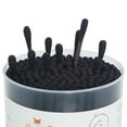 thumbnail image 2 of HOMEFOX 400 Count Black Cotton Swabs with Spiral Round Tips, Pure Organic Cruelty-Free, 2 of 7