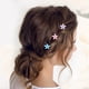 thumbnail image 3 of Ganga Única 20 piezas de pequeños clips para el cabello en forma de flor, mini clips para el cabello para niñas, bonitos pasadores de flores en blanco, rosa, azul y púrpura, 3 of 7