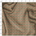 thumbnail image 4 of Soimoi Brown Rayon Fabric Rabbit Animal Print Fabric by the Yard 56 Inch Wide, 4 of 6