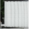 thumbnail image 3 of Ambesonne Floral Shower Curtain, Minimal Neutral Tones Flower, 69"Wx75"L, Pale Taupe White, 3 of 4
