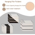 thumbnail image 4 of Hanging File Folders Filing Cabinet Organizer Letter Size / Cut Adjustable Tabs Decorative for Home Office School Classroom Marble\u\u, 4 of 7